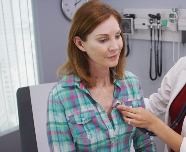 lung cancer therapy lung exam patient